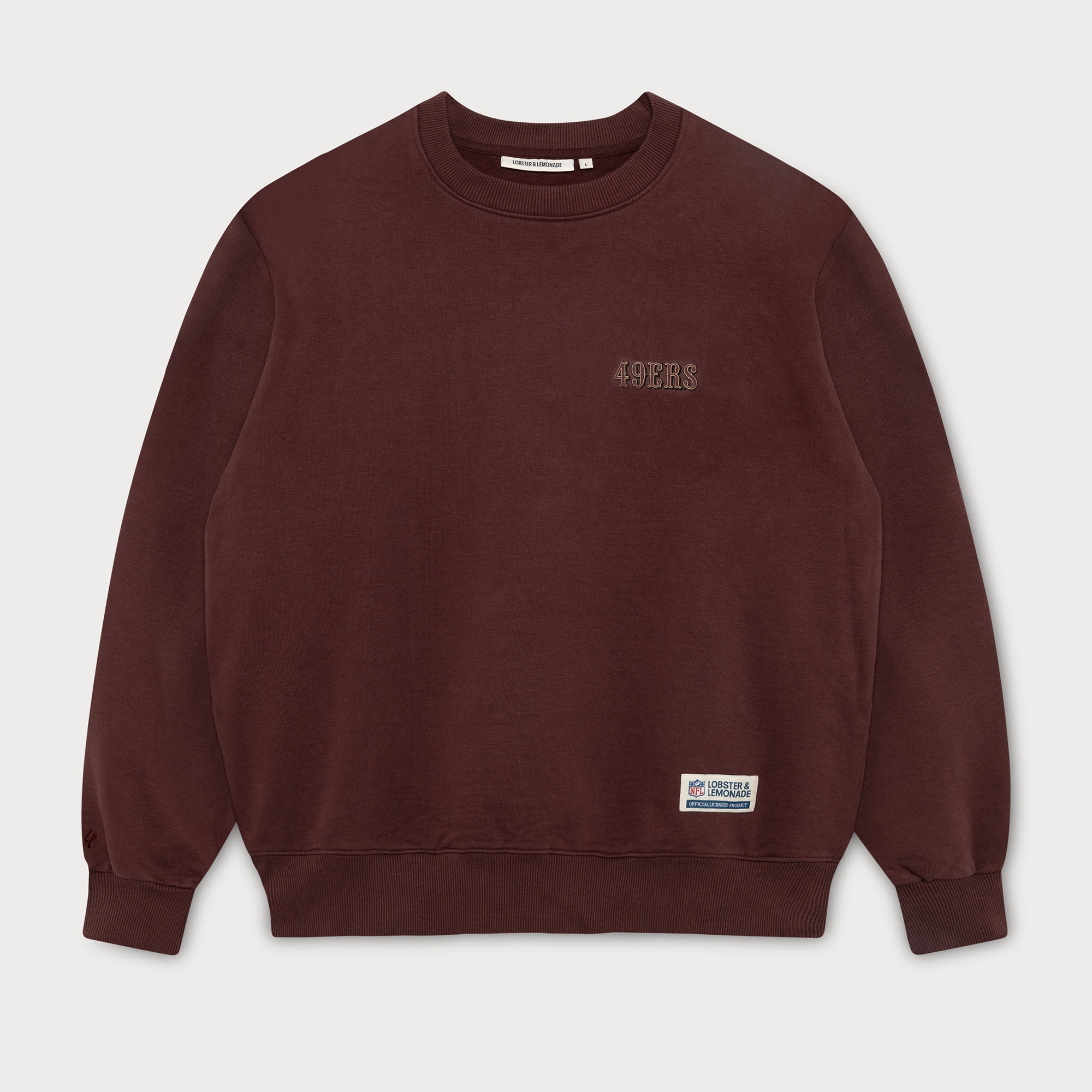 San Francisco 49ers L&L '96 Classics NFL Crew Sweater Maroon