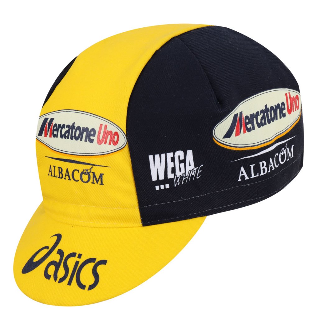 Apis Retro Style Pro Cycling Cap - MERCATONE UNO-ASICS