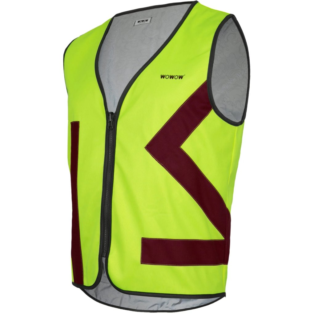 WOWOW Urban Citizen Jacket Reversible Safety Vest - yellow/red