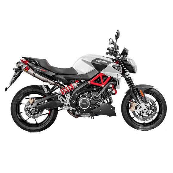 Silencieux Akrapovic Titane embout carboneAPRILIA 900 SHIVER 900 - 2017 - 2021Ref : S-A9SO1-HDT/1 / 18113512