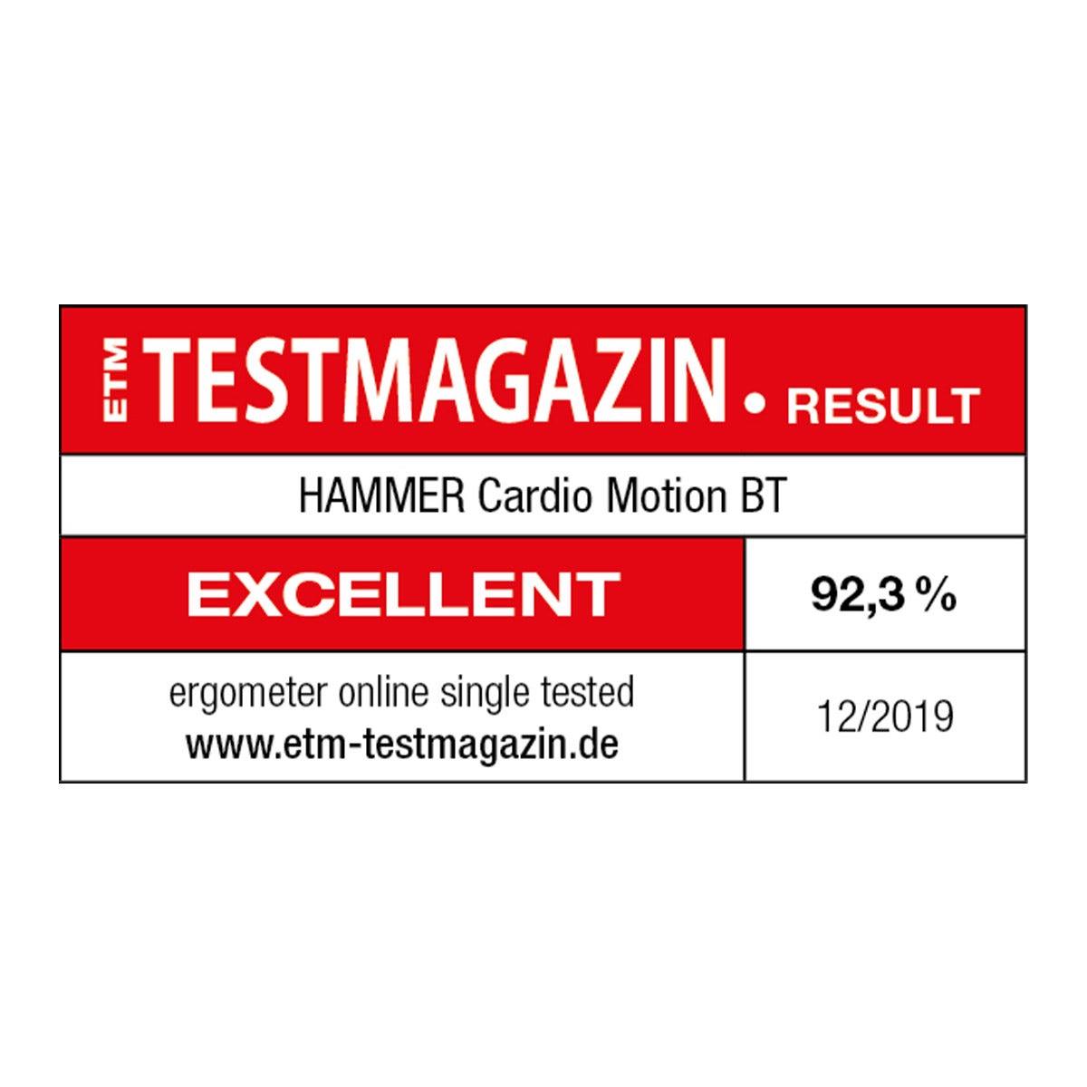 Ergometer Cardio Motion BT