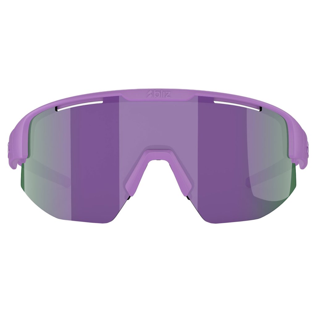 Bliz Matrix Glasses - Purple - Grey Purple Mirror