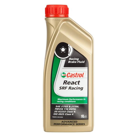 Castrol REACT SRF RACING brake fluid 1 LITER UniversalRef: Cl0048 / Art -001483