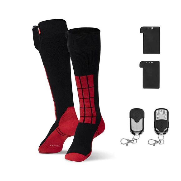 G-HEAT OUTDOOR V2 Heated Socks - Black / RedRef: GH0010