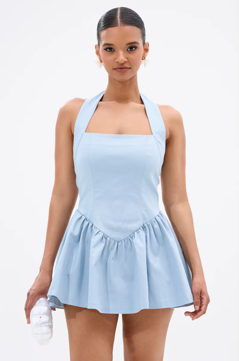 Lakin Halter Mini Dress