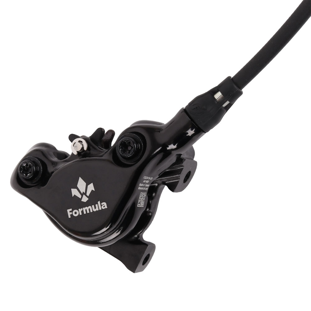Formula Cura FM Hydraulic Disc Brake Caliper - Flat Mount - glossy black