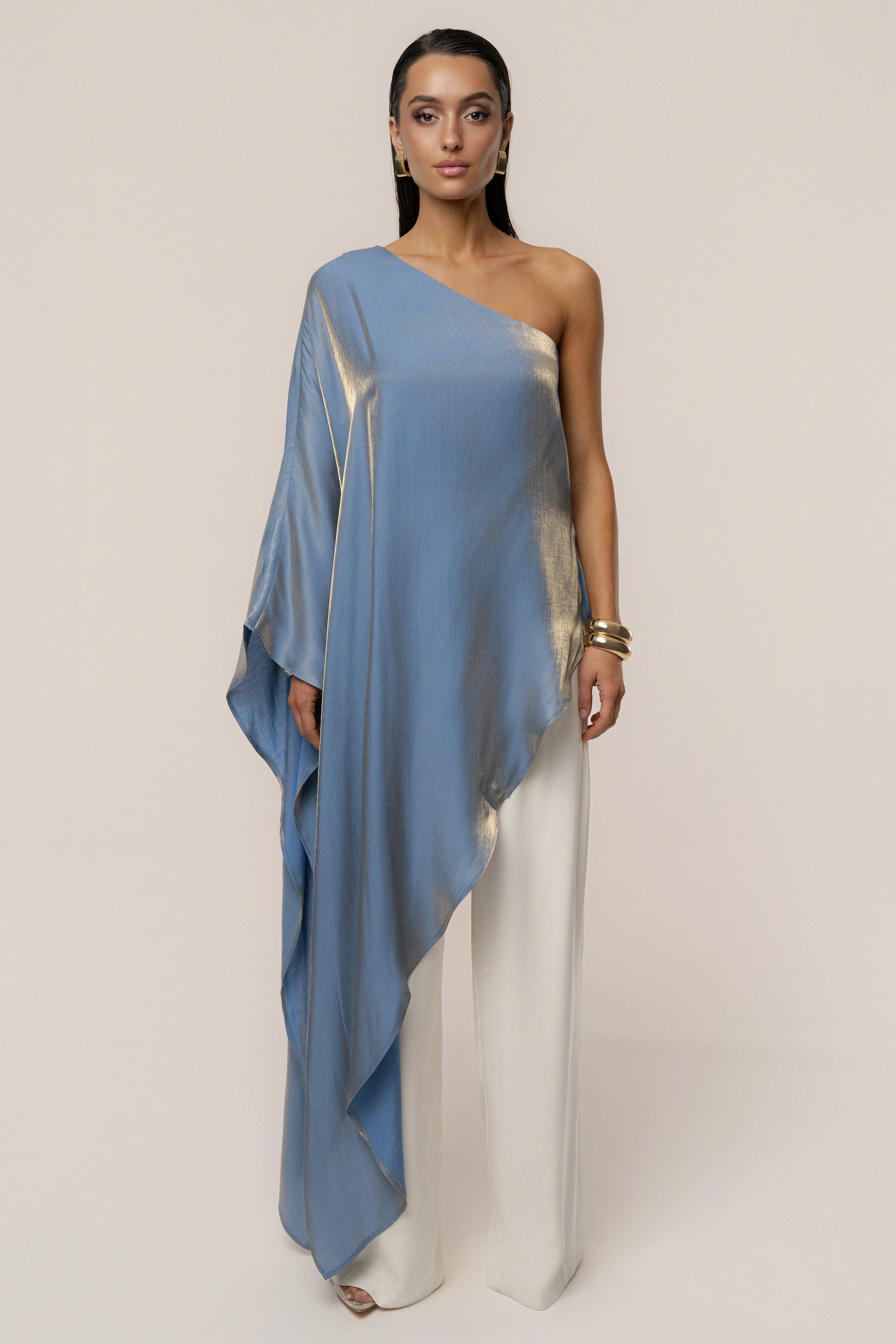 Blue Cher Iridescent Top