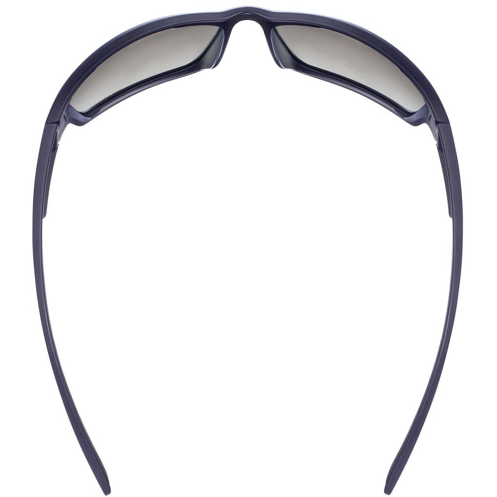Uvex sportstyle 233 P Glasses - deep space matt/polavision mirror blue