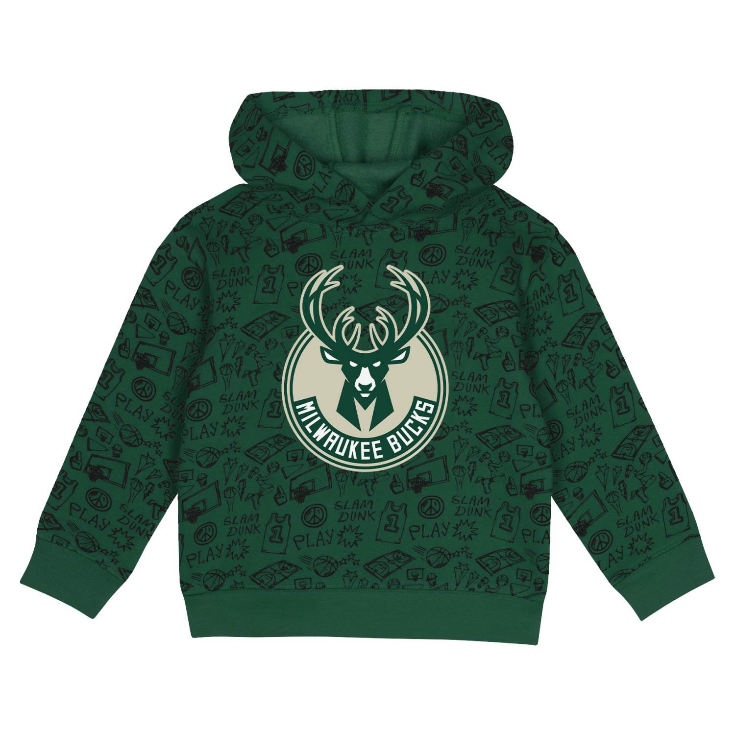 Milwaukee Bucks Toddler Give & Go NBA Hoodie Sweatpants Set