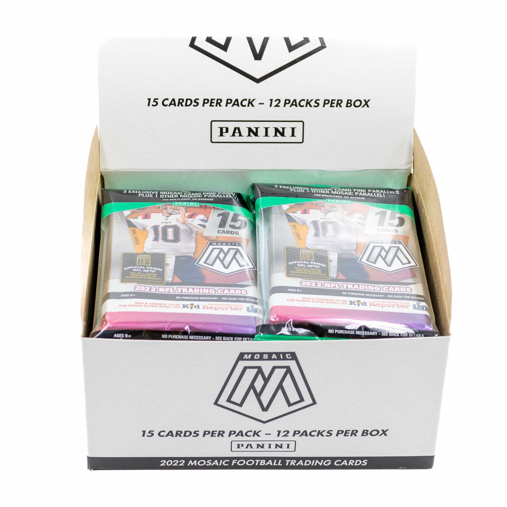 2022 Panini Mosaic Football NFL Multi Cello Fat-Pack