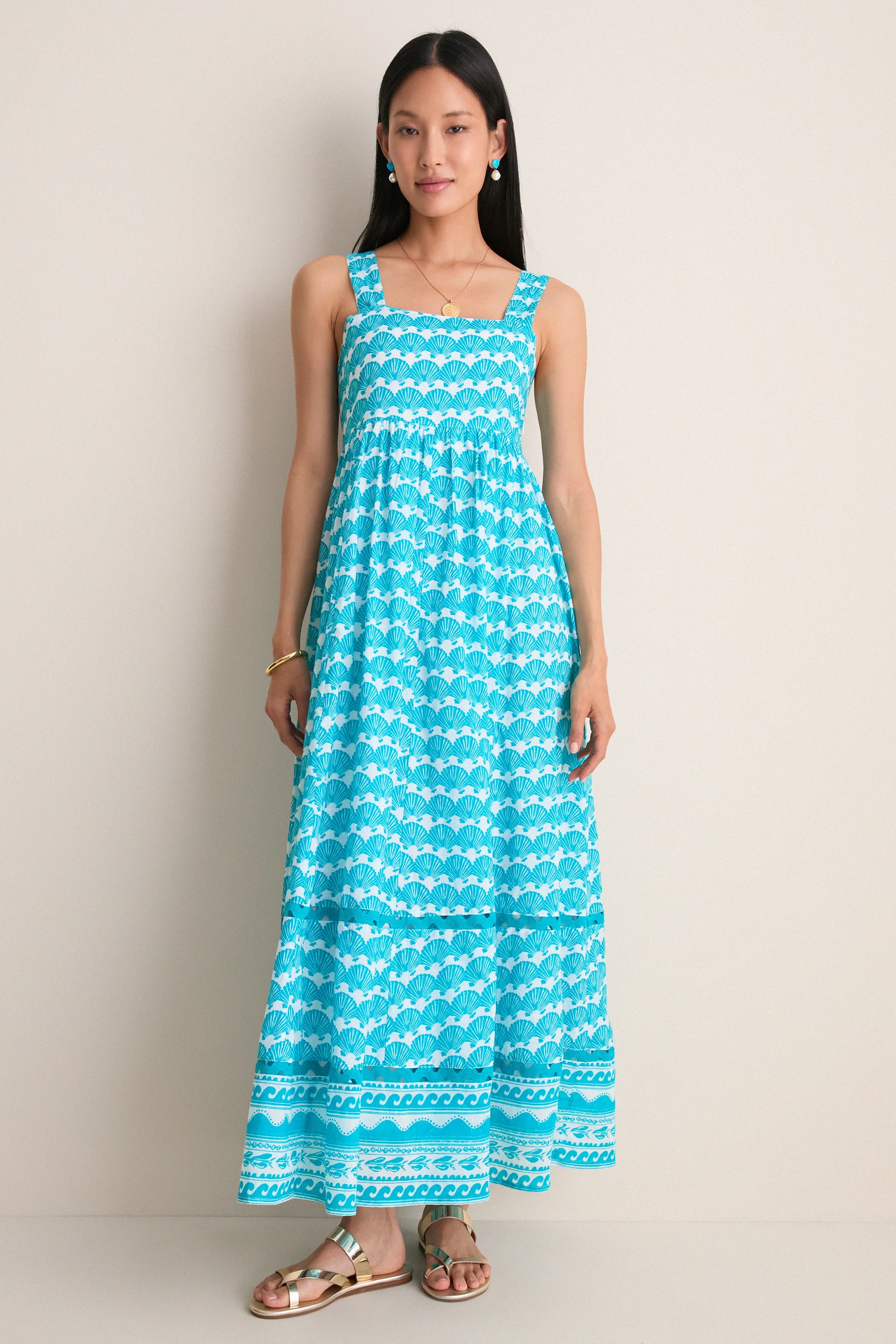 Green Isla Lily Maxi Dress