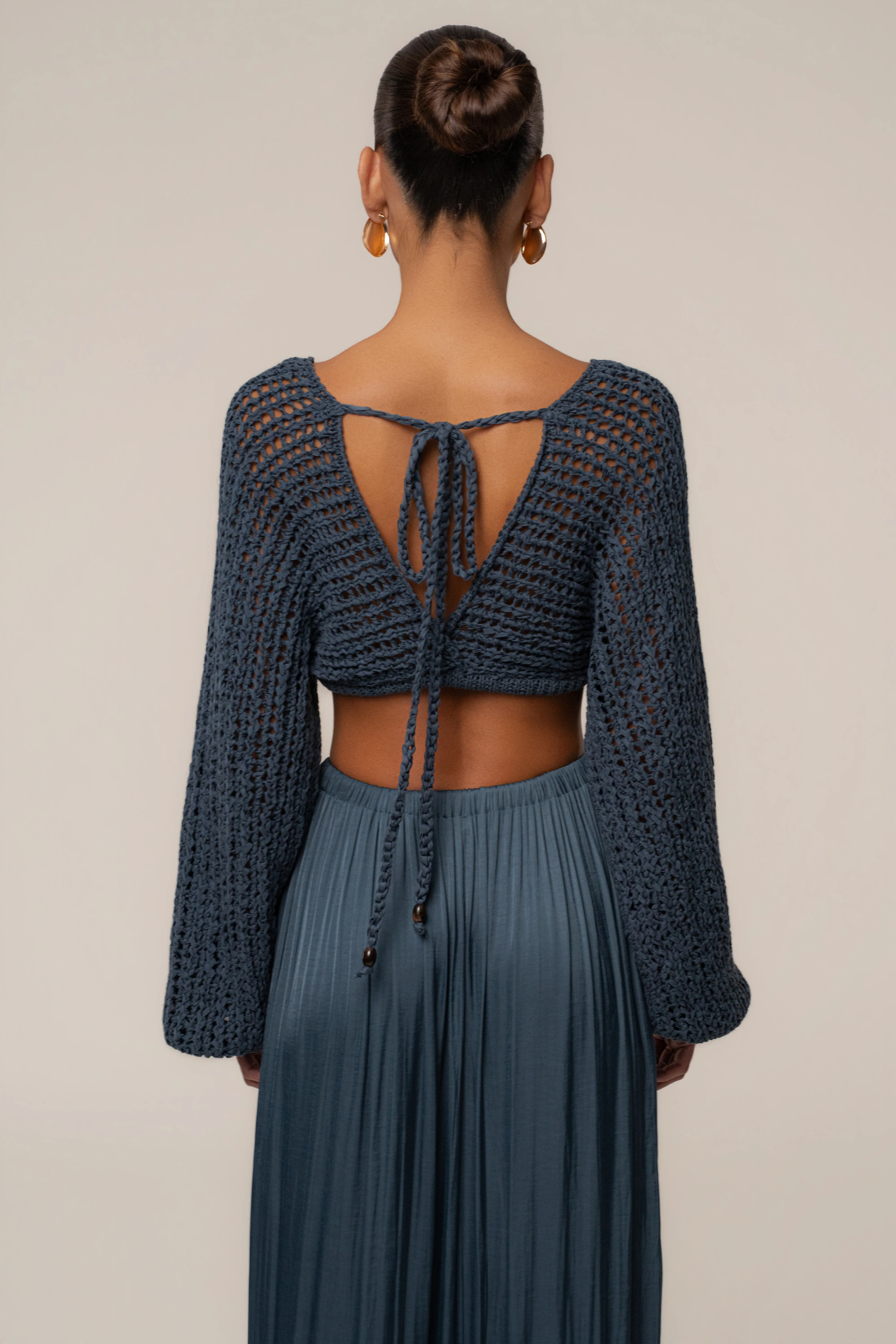 Teal Deep Waters Crochet Top