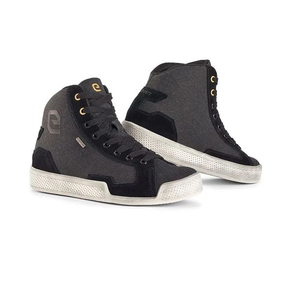 Motorcycle Sneakers Eleveit Antibes Waterproof Canvas Lady - BlackRef: ELE0023