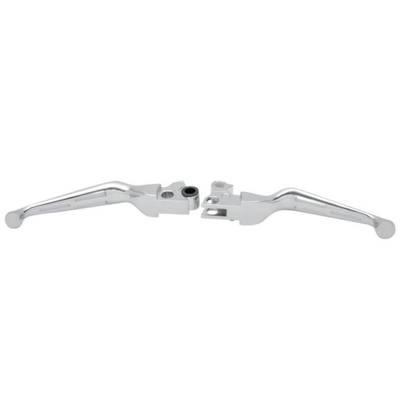 Drag Specialties Slotted Wide Blade Brake and Clutch Levers - GrayRef: DRG0154