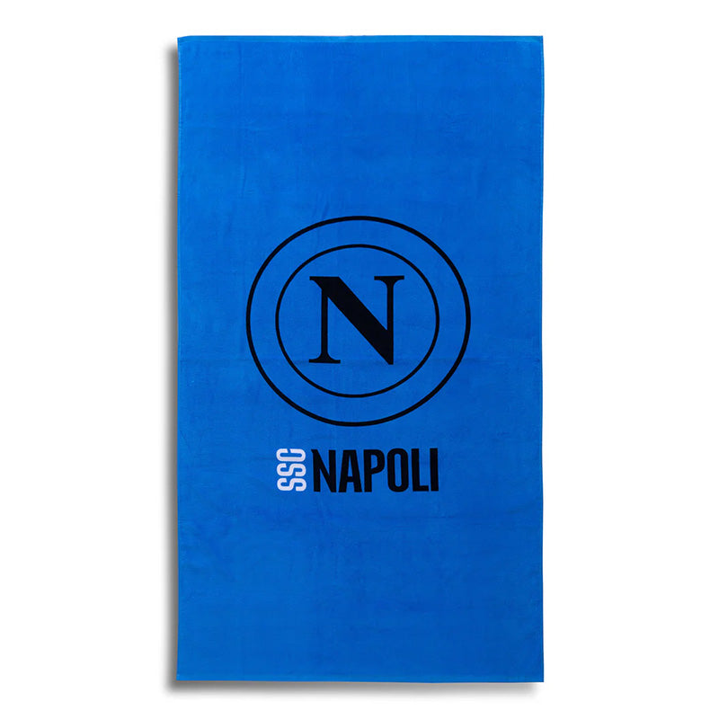 SSC Napoli Sky Blue Logo Beach Towel