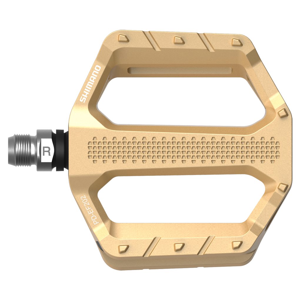 Shimano PD-EF202 Flat Pedal - gold