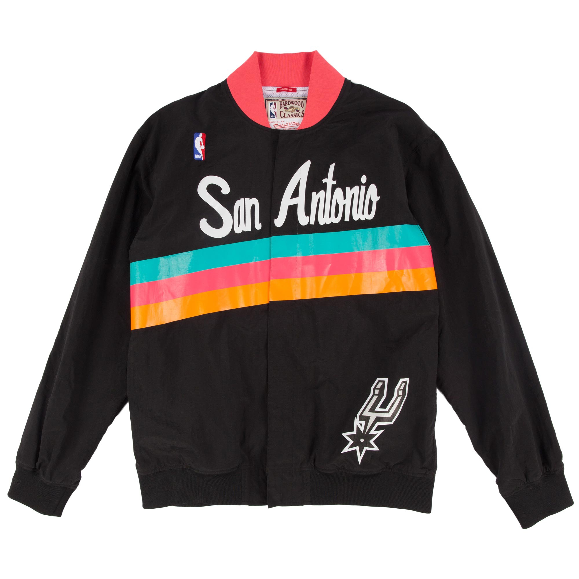 San Antonio Spurs 1994-95 Authentic Warm Up NBA Jacket Black