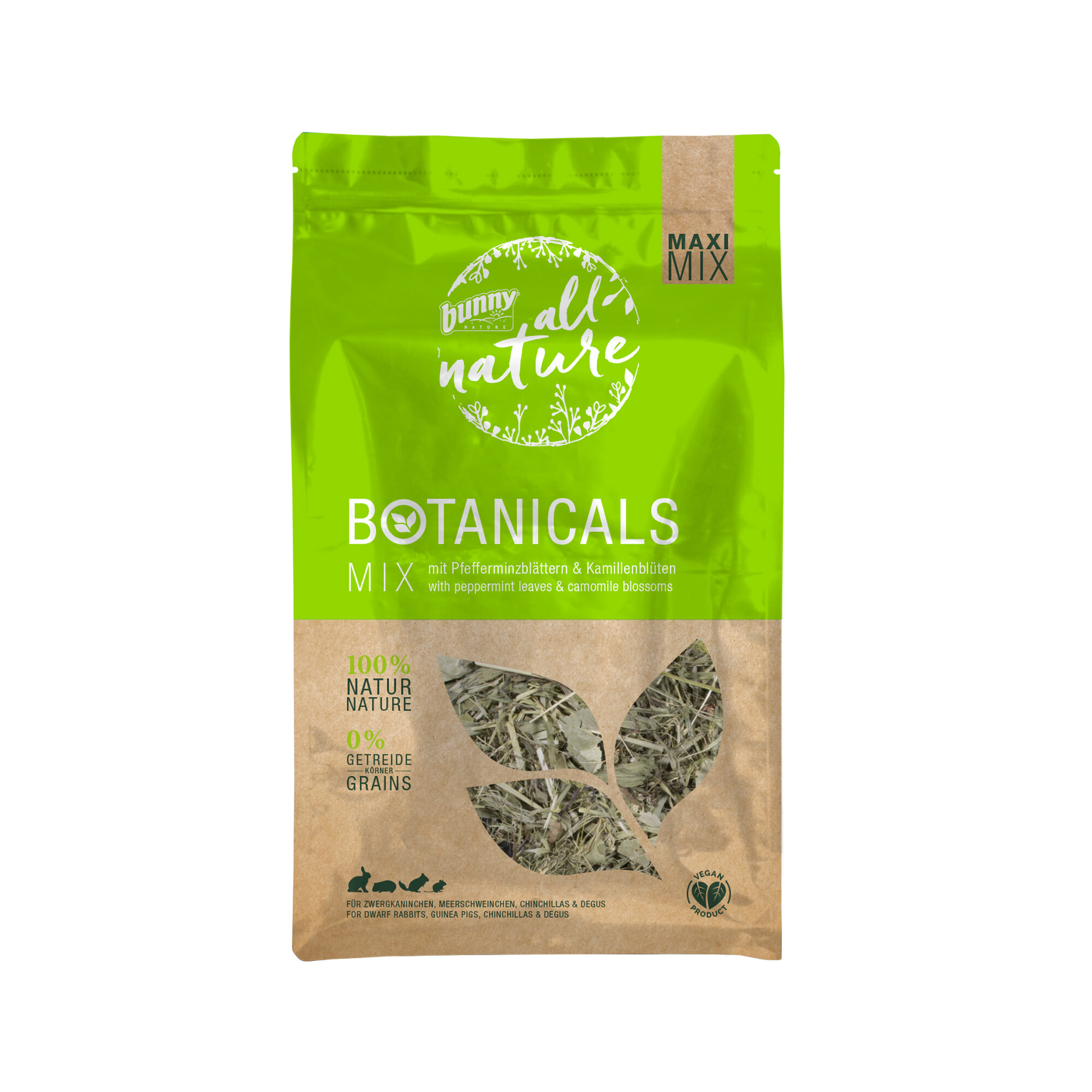 Bunny Nature All Nature Maxi Mix Botanicals - Peppermint & Chamomile - 400g