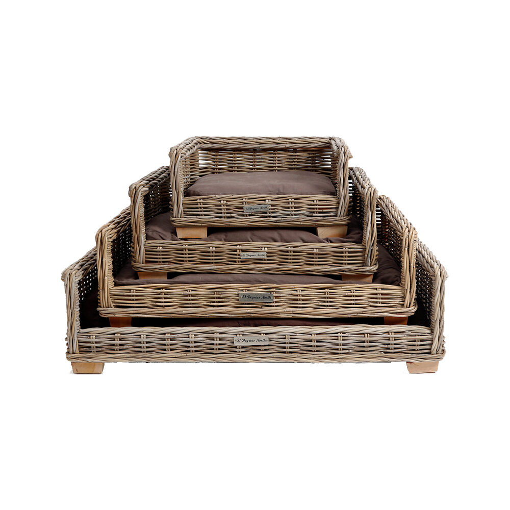 51 Degrees North Rattan Bed -  50 cm