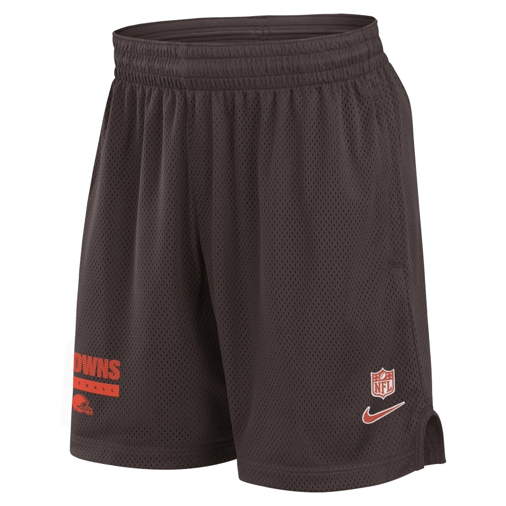 Cleveland Browns 2024 NFL Sideline Mesh Nike Dri-FIT Shorts Brown