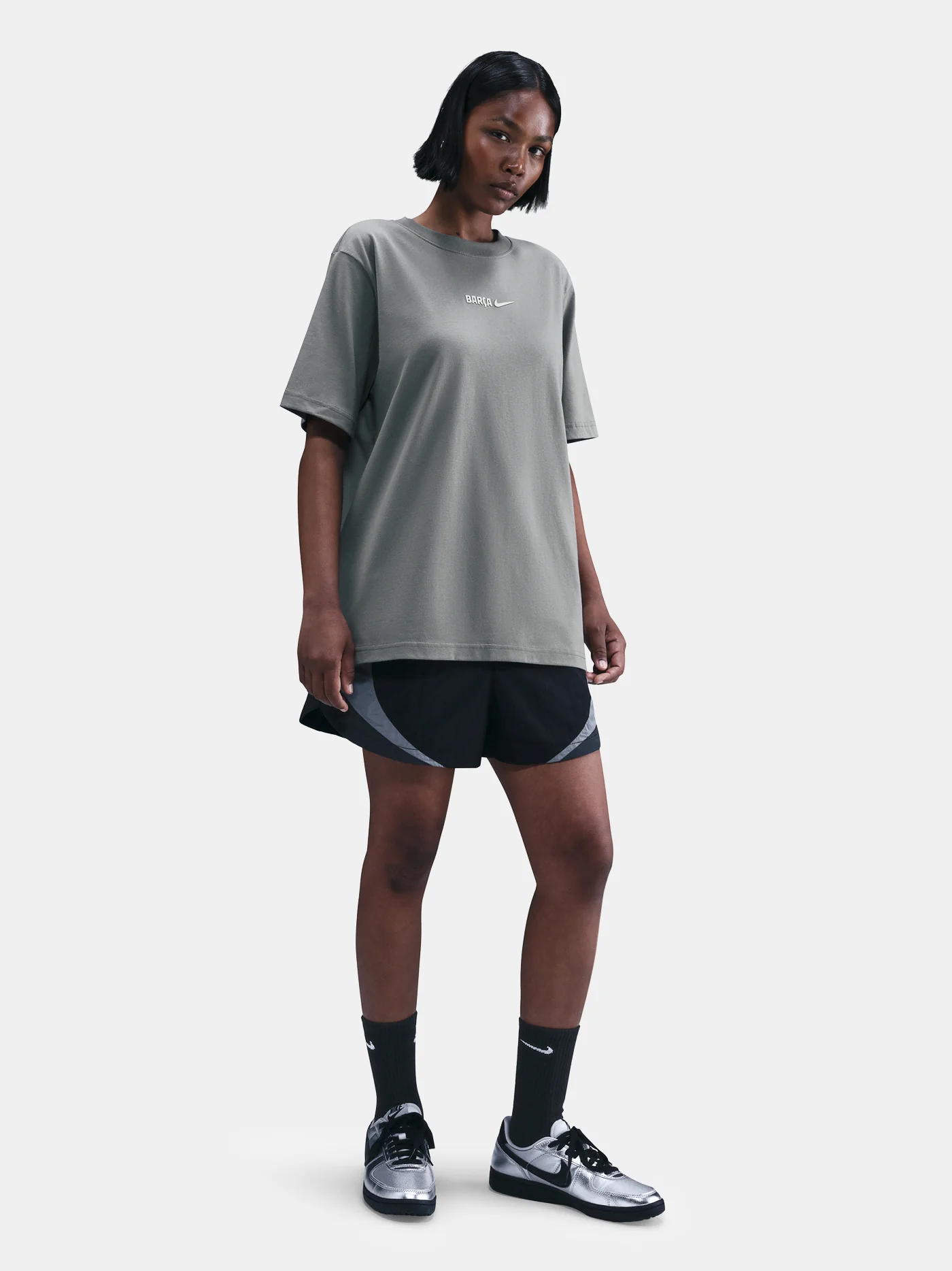 Tee Barça Nike grey - Women