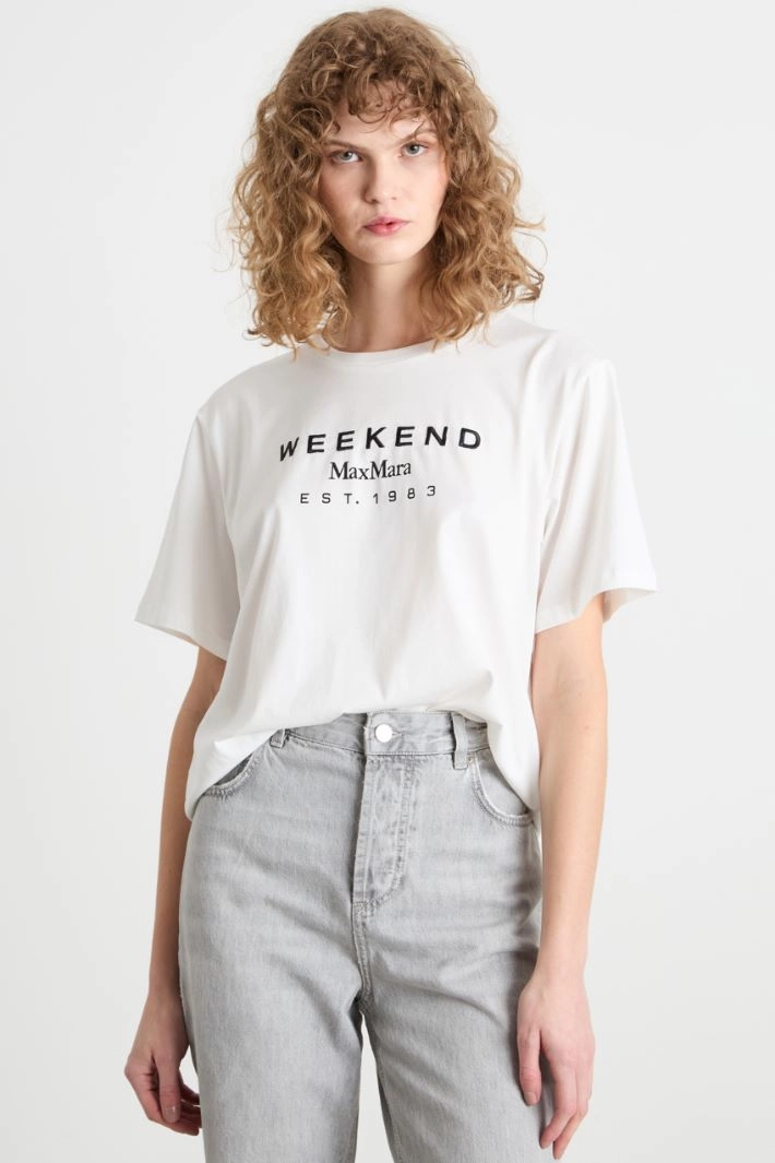 Printed T-shirt - WHITE