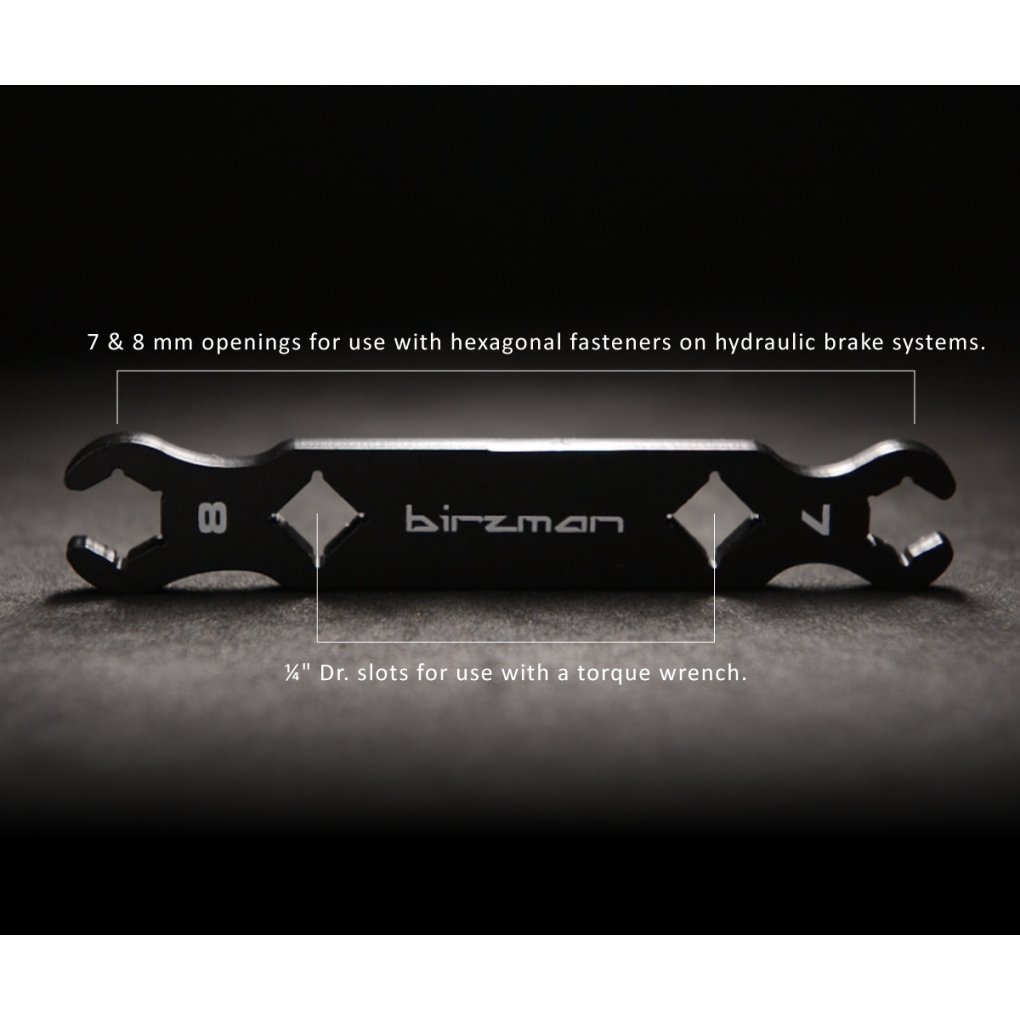 Birzman Flare Nut Wrench 7&8 for Hydraulic Brakes - black