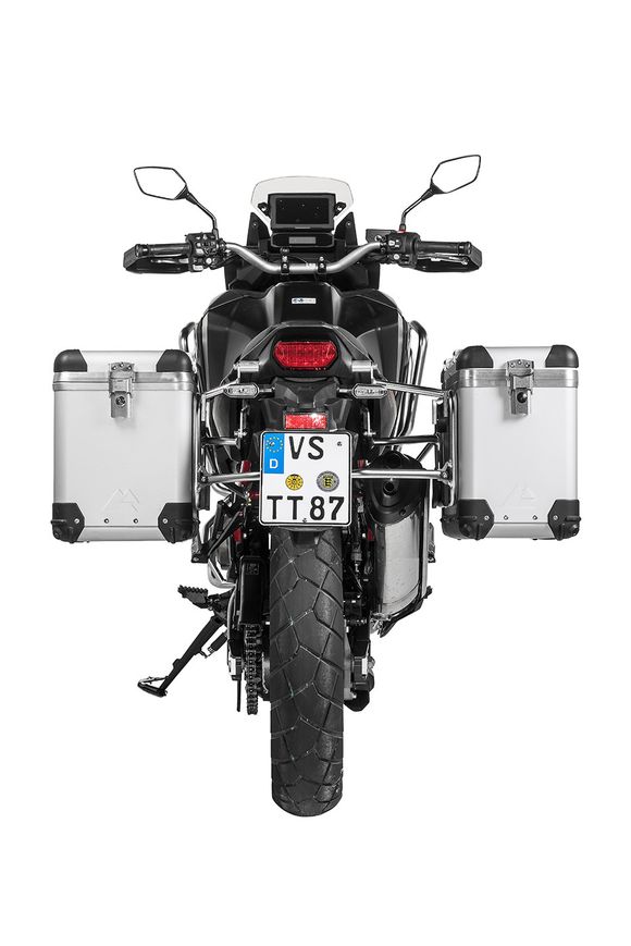 Touratech ZEGA Pro 38/45 suitcase - Gray support included - Gray anodizedRef: Trt01115A / 01-403-5736-0