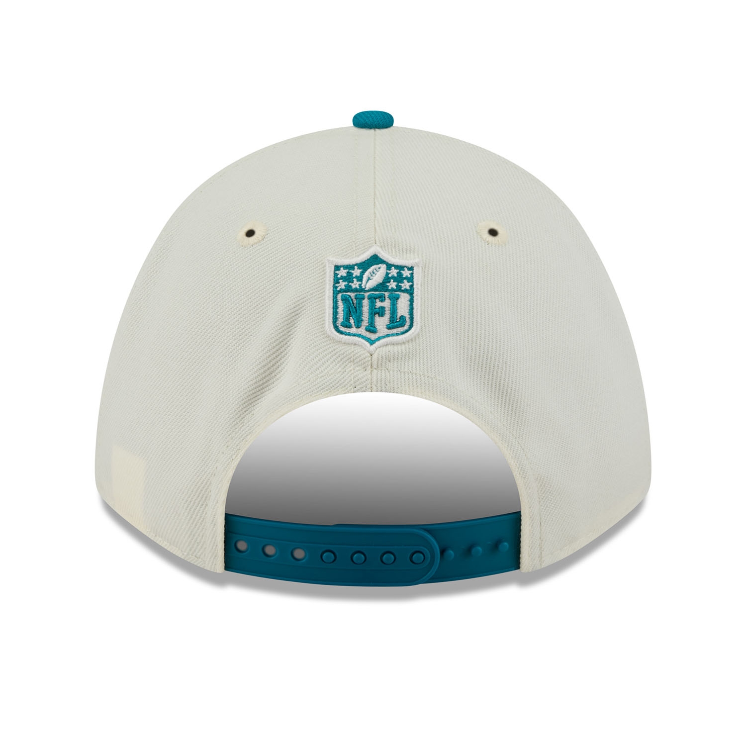 Jacksonville Jaguars 2025 NFL Draft 9FORTY M-Crown A-Frame Snapback Cap Cream