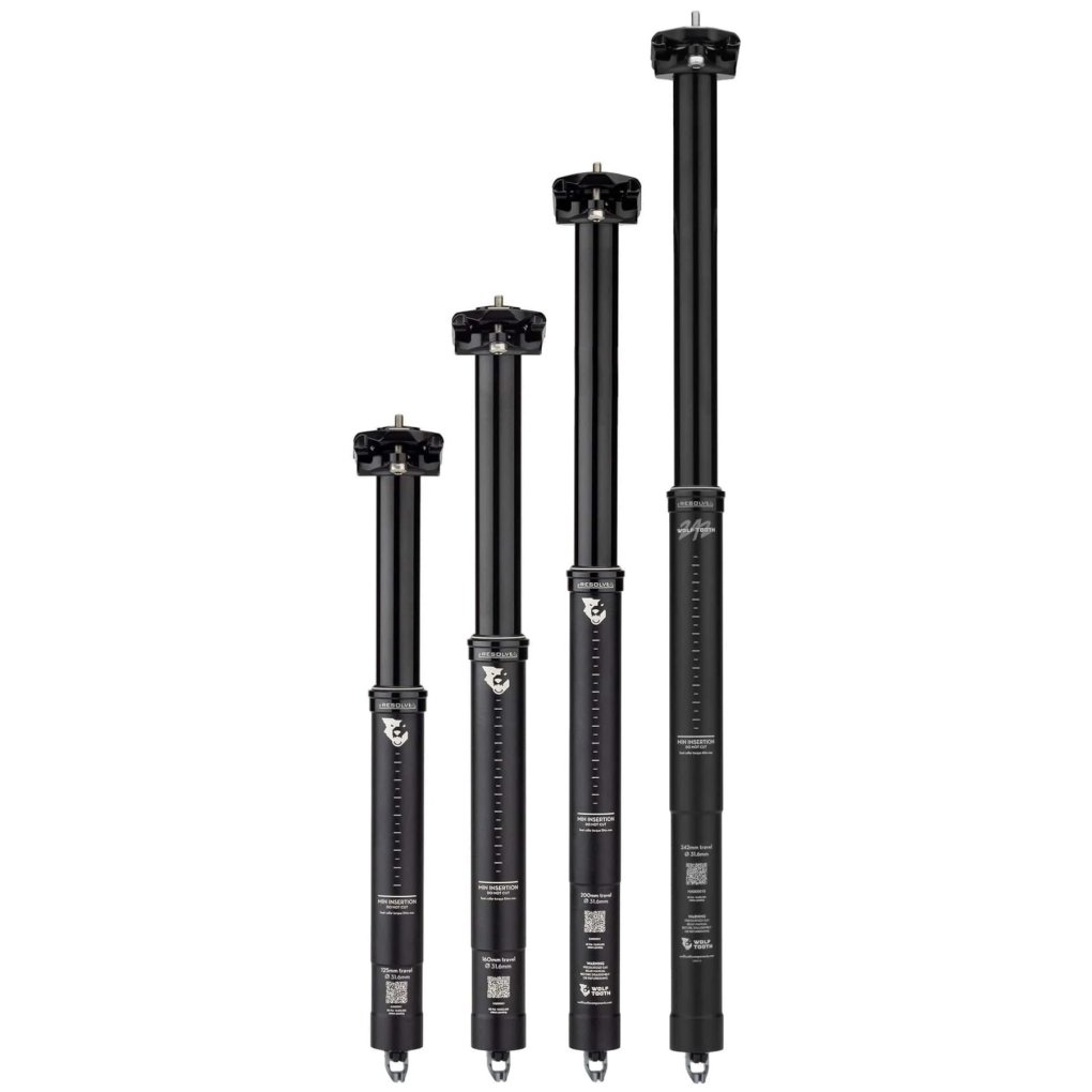 Wolf Tooth Resolve Rev2 Dropper Seatpost - 31.6mm - black