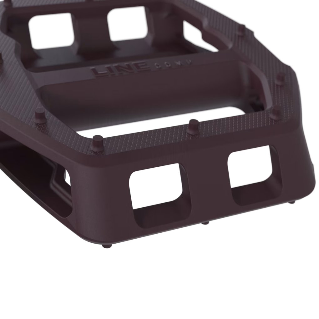 Trek Line Comp Flat Pedals - mulberry