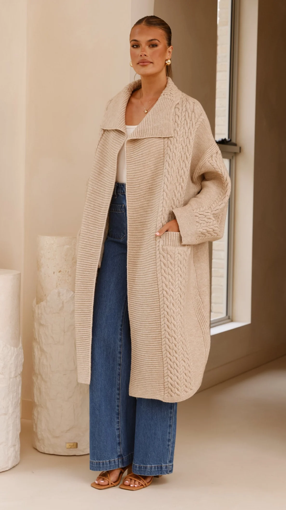 Sana Cardigan - Beige