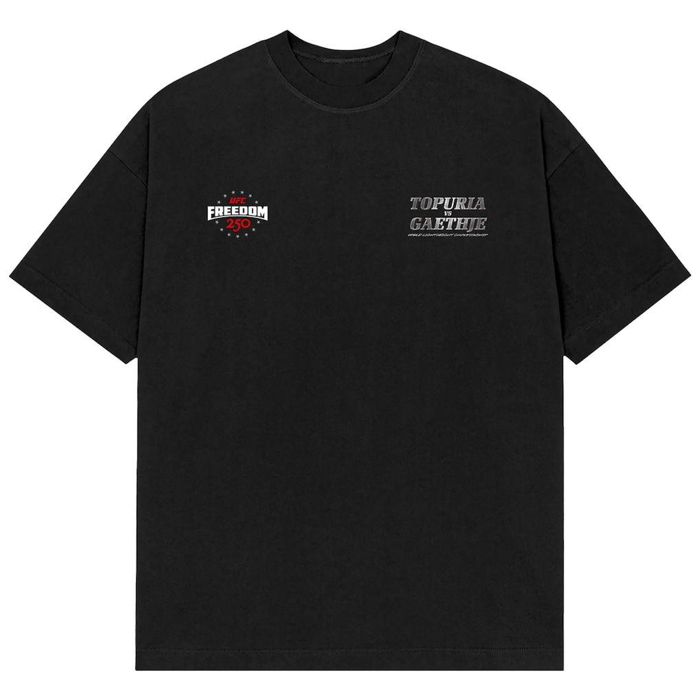Men's Black UFC Freedom 250 T-Shirt