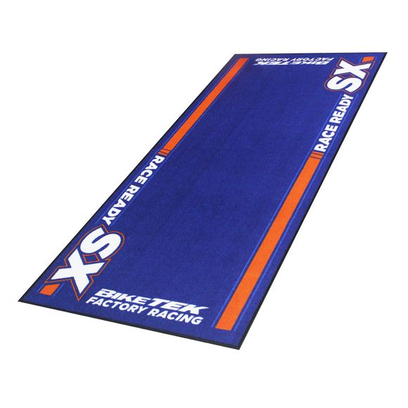 Environmental mat BIKETEK MOTO SERIES 5 RACE READY SX 190x80cm Universal - Blue / OrangeRef: Bkt0038 / Grgmat81