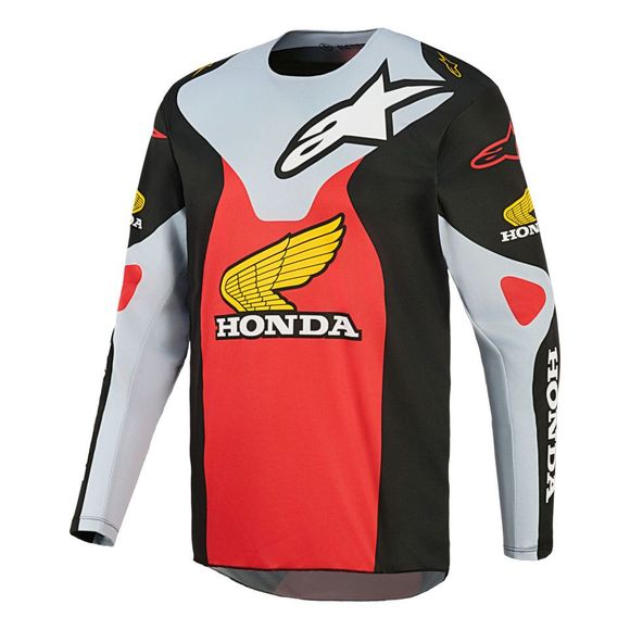 Maillot cross Alpinestars RACER - VEIL 2026 - Gris / RougeRef : AP3996