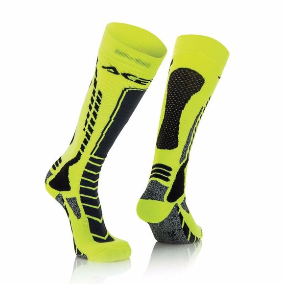 Acerbis mx-pro mx socks - black / neon yellow - - black / yellowRef: AE1519