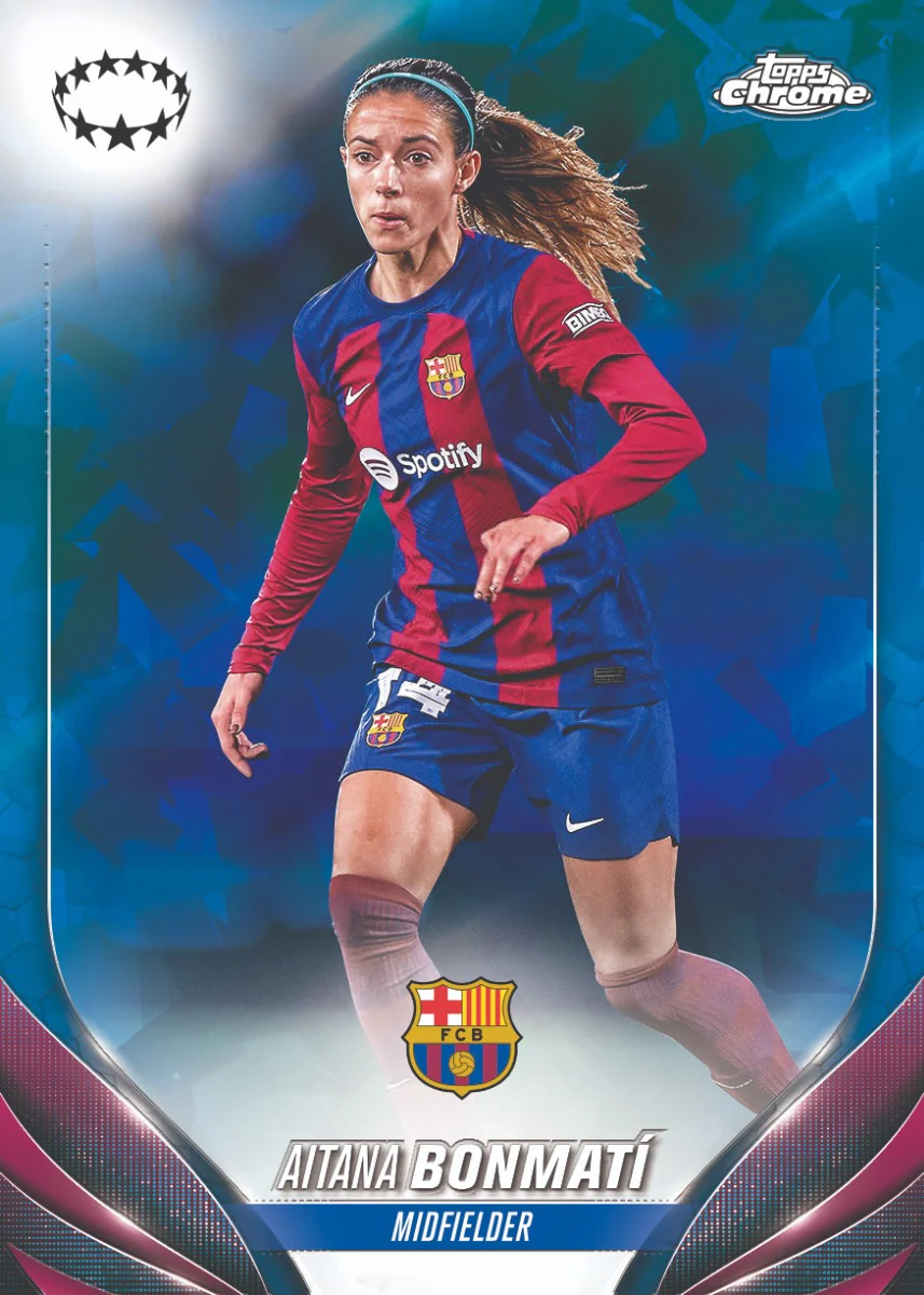 2023-24 Topps Chrome® UEFA Women's Champions League Sapphire Edition - Hobby Box