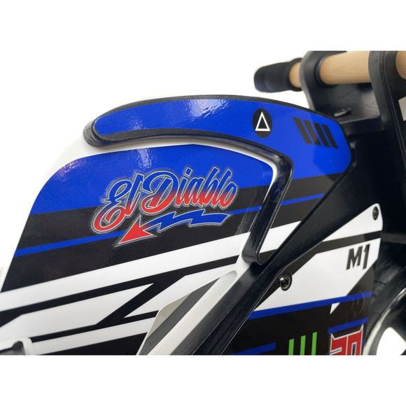 Evo-X Racing kiddi moto quartararo balance bike - blueRef: EXR0030 / 916-1156
