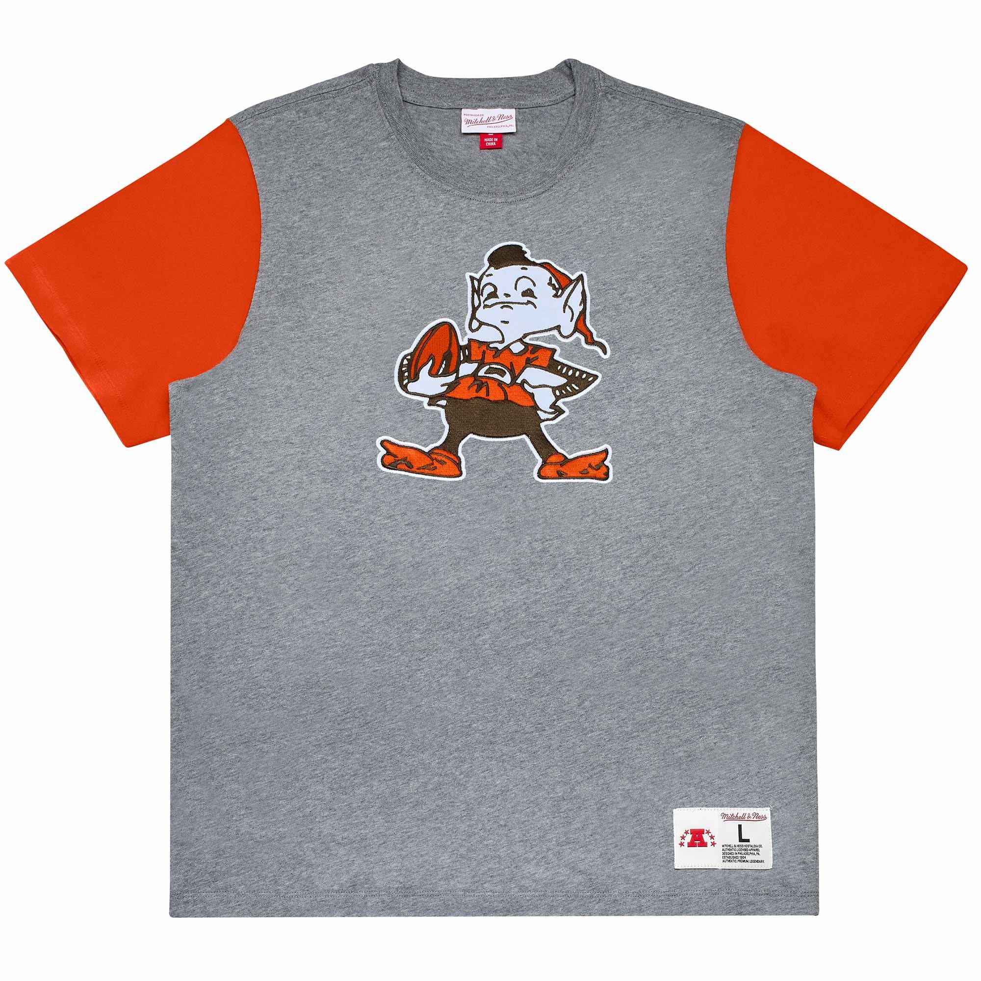 Cleveland Browns Mitchell & Ness Color Blocked NFL Throwback T-Shirt