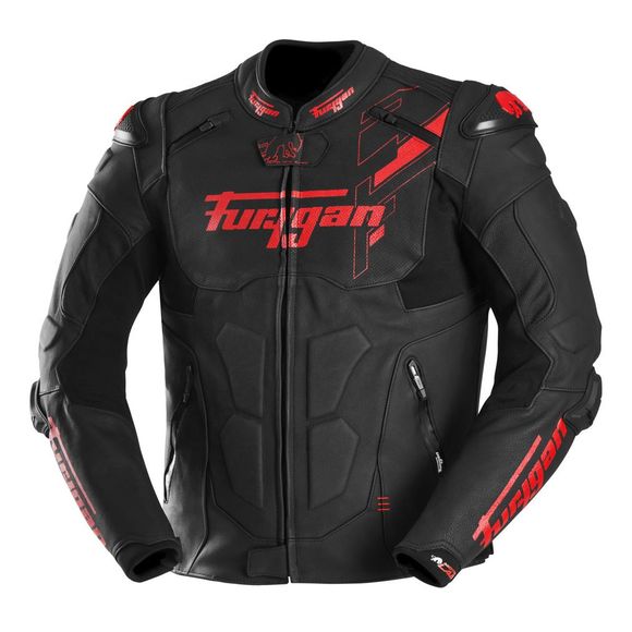 Furygan Raptor Evo 3 - Black / Red Motorcycle JacketRef: Fu1314-Cnrr