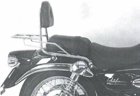 Sissy bar Hepco & Becker - chromeRef : HBE03384A / 600524 00 02