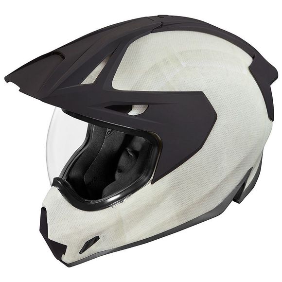 Icon VARIANT PRO - CONSTRUCT Full-Face Helmet - WhiteRef: IC0669