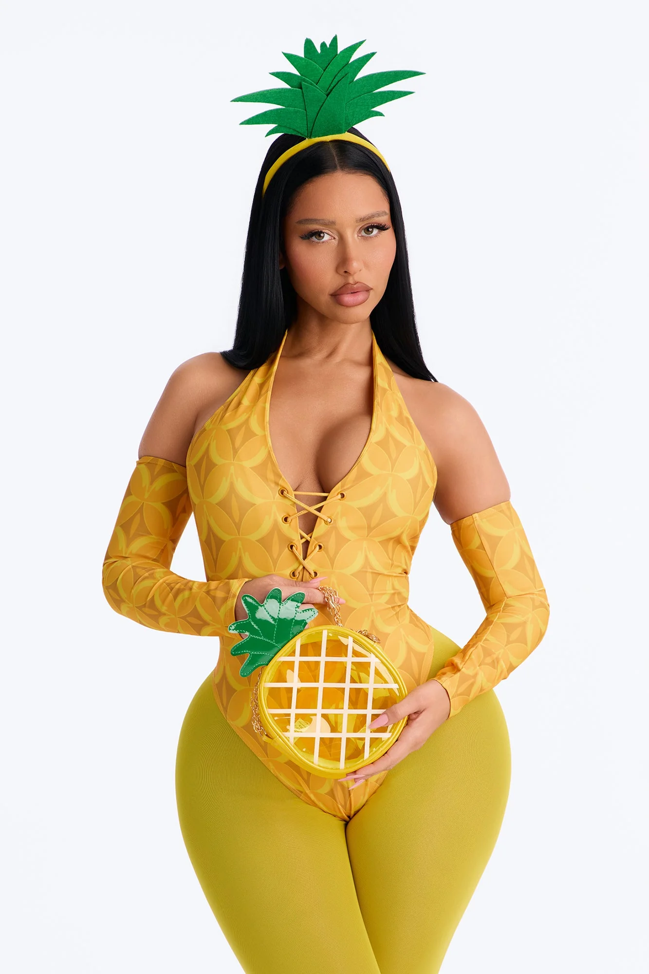 Fruit Of Temptation 5 Piece Costume Set - Yellow