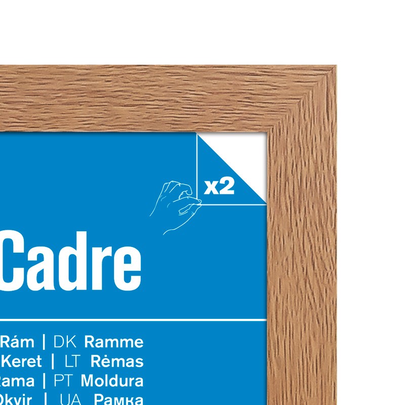 MDF Oak Frame (30 x 40 cm)