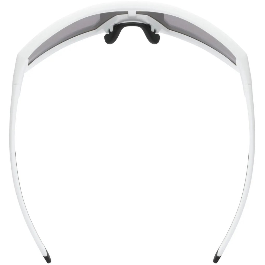 Uvex skyryse Cycling Glasses - white matt/mirror gold