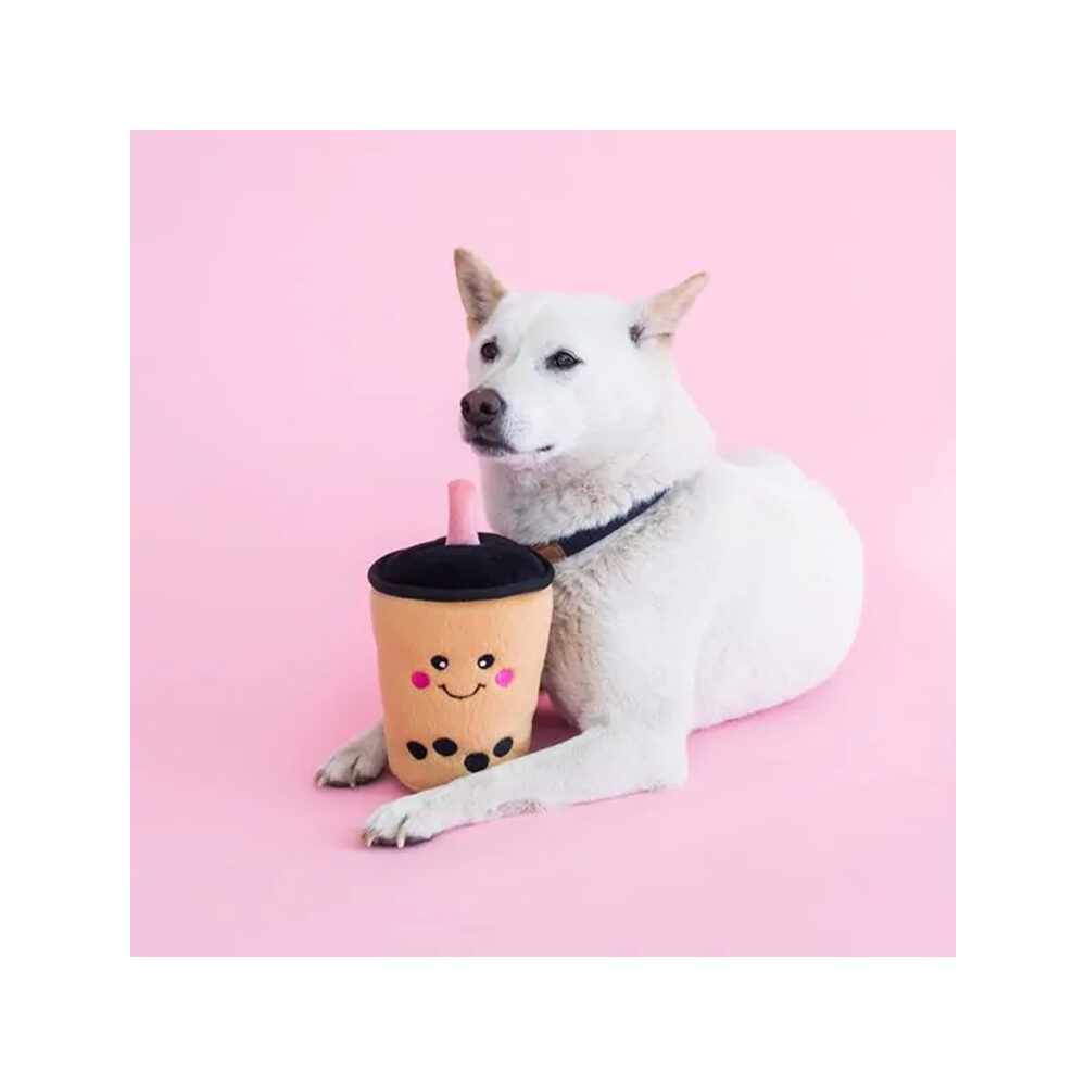 ZippyPaws NomNomz Boba Milk Tea