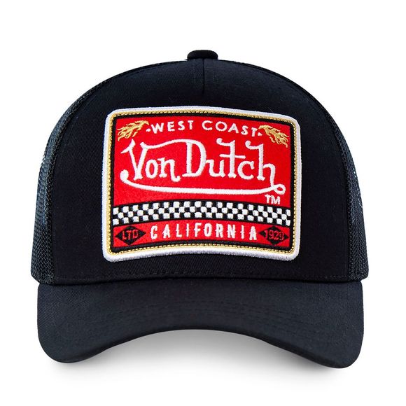 Casquette Von Dutch WEST COAST - NoirRef : VDH0107 / VD/0/CAS1/BLKA-TU