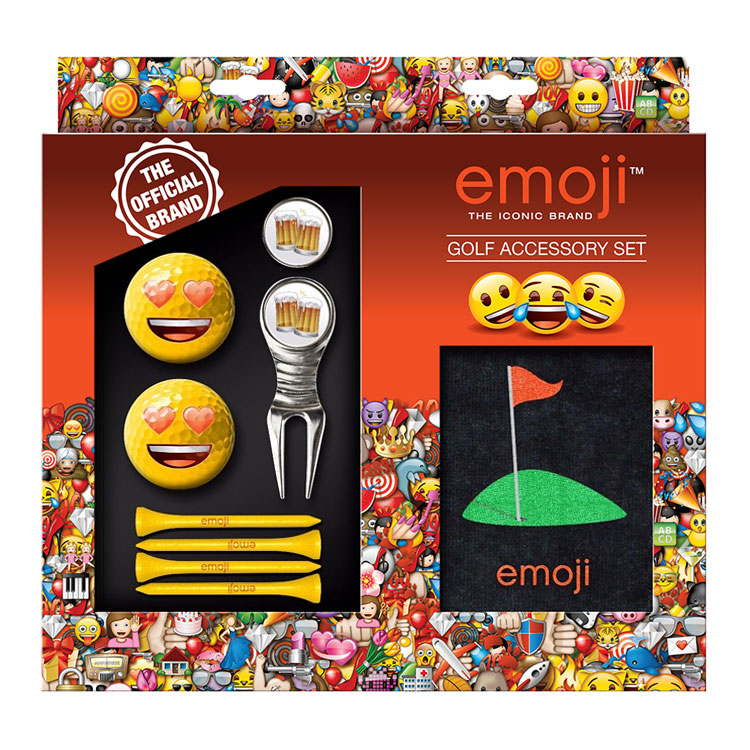 Emoji Love-Beer-Golf Gift Set