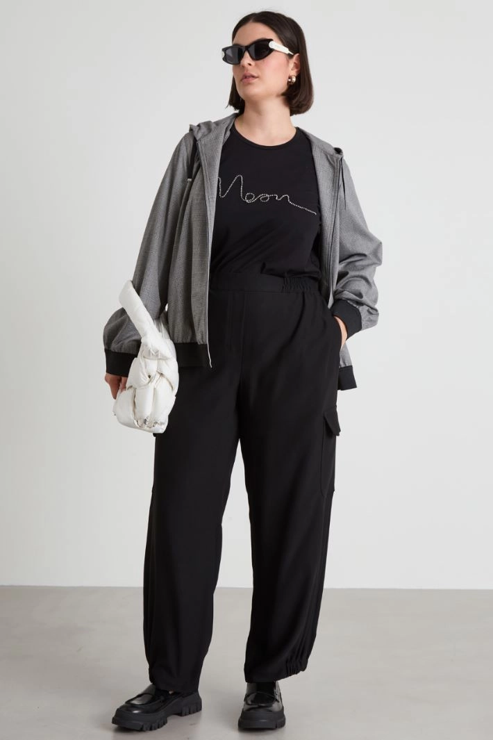 Printed T-shirt - BLACK