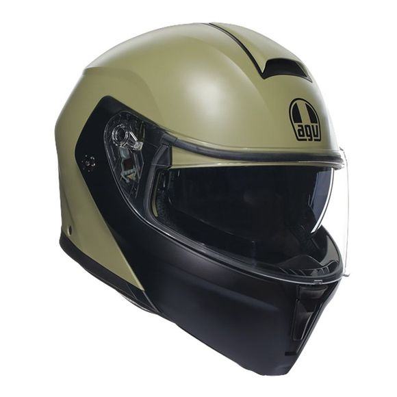 Casque modulable AGV STREETMODULAR - MATT - Vert / NoirRef : AG1012-C3214